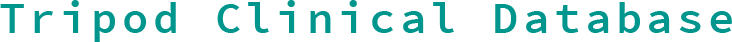 Tripod Clinical Database